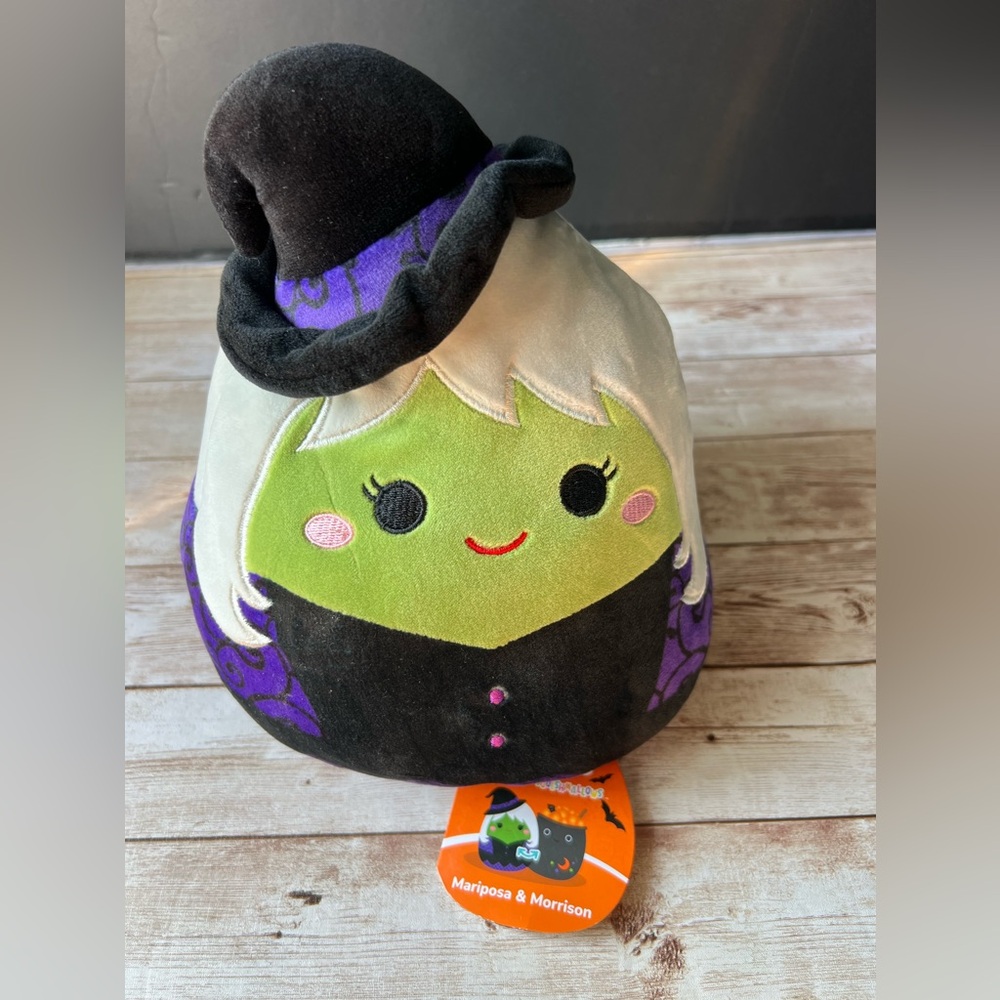 Squishmallows 8" Flip-A-Mallows Halloween Mariposa Witch and Morrison NWT